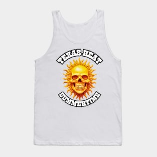 Sizzle and Grins: The Scorching Texas Heat Meme Tank Top